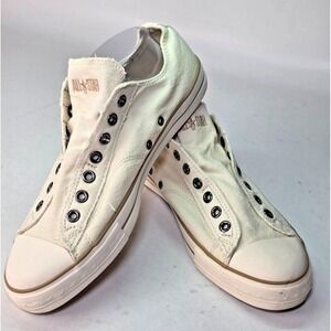 Authentic Converse John Varvatos Ox Mens Size 10 Womens 12 White Slip On 1Y244